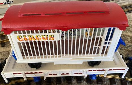 Wheel Chocks for LGB 21988 Circus G Scale Train