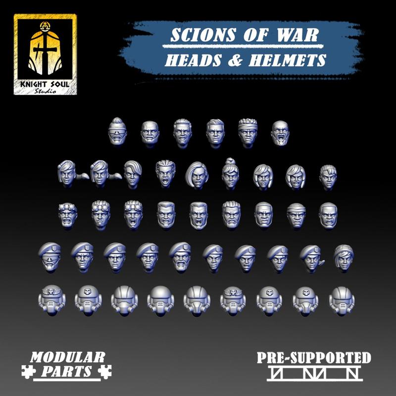 Scions of War: Head Parts