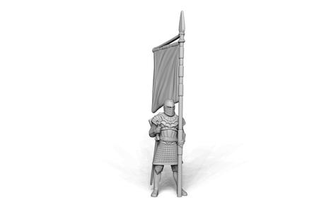 Guard Banner Carrier - Bandits and Knights Vol.2 Kickstarter