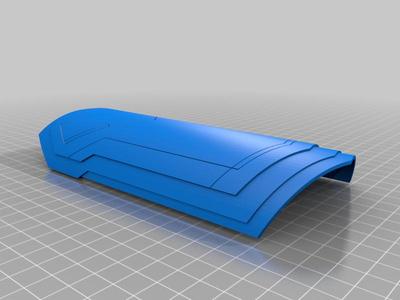 New captain American Sam Wilson 3D printed backpack and Gauntlet