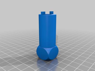 Slotted laser lens removal tool 22mm ID tube
