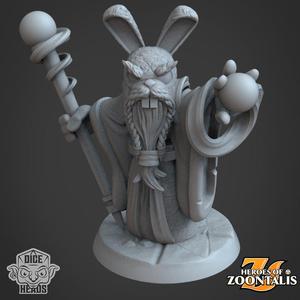 Wizard Rabbit (pre-supported included)
