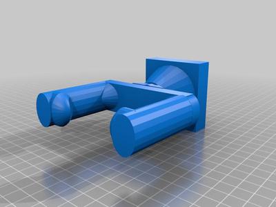 Guitar Hanger with slide on mounting plate