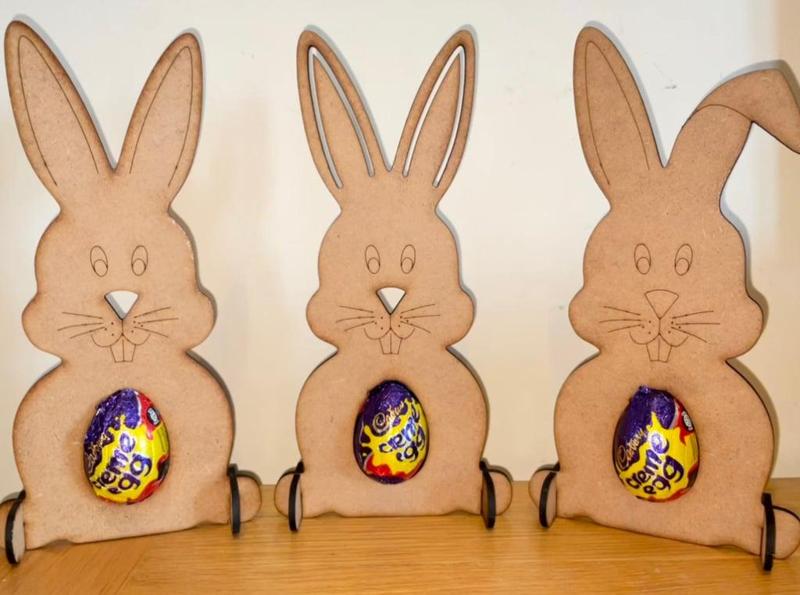 Rabbit Egg Holder .DXF