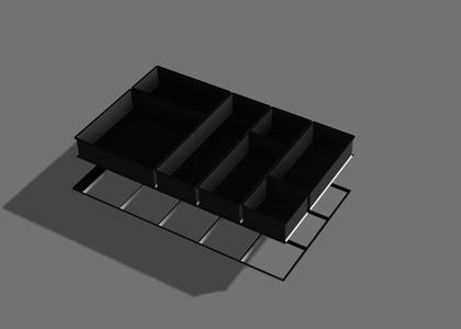Ikea alex modular drawer storage boxes (fully customizable)
