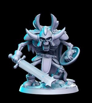 Skeleton - fighter - 32mm - DnD