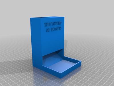 Lightweight dice tower