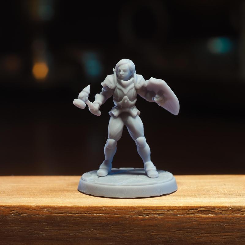 Female cleric presupported