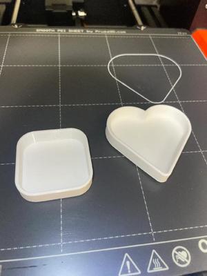 Heart Shaped Ring Holder (and square shaped too)   