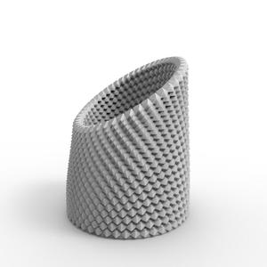 High Profile Rotary Vase