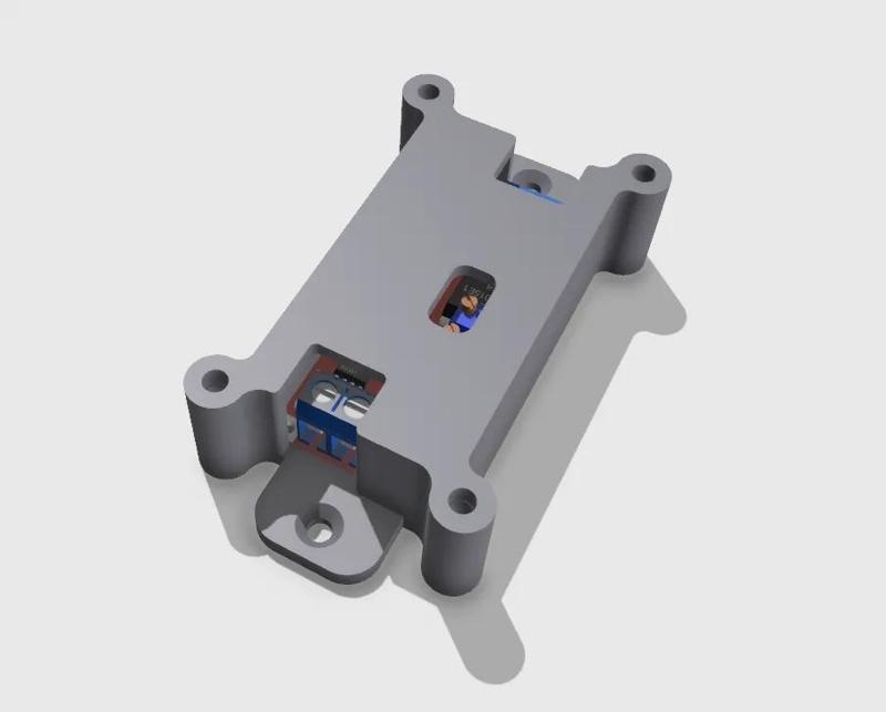 XL4015 5A CC CV DC Step Down Converter Case + Din Rail Clips   