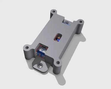 XL4015 5A CC CV DC Step Down Converter Case + Din Rail Clips   