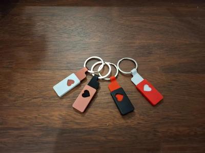 keychain heart   