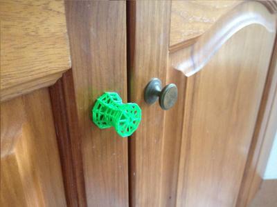 Draw or Cupboard Handle (Wireframe)