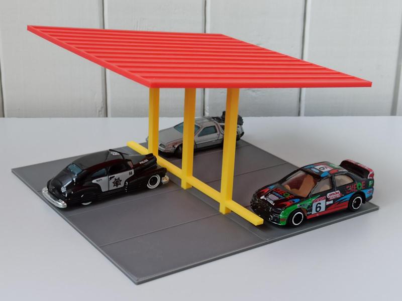 Parking for Hot Wheels, 1/64, 8 car