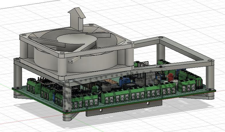 TillBoard Hutschienenhalter MPCNC-Nano-Estlcam-Shield