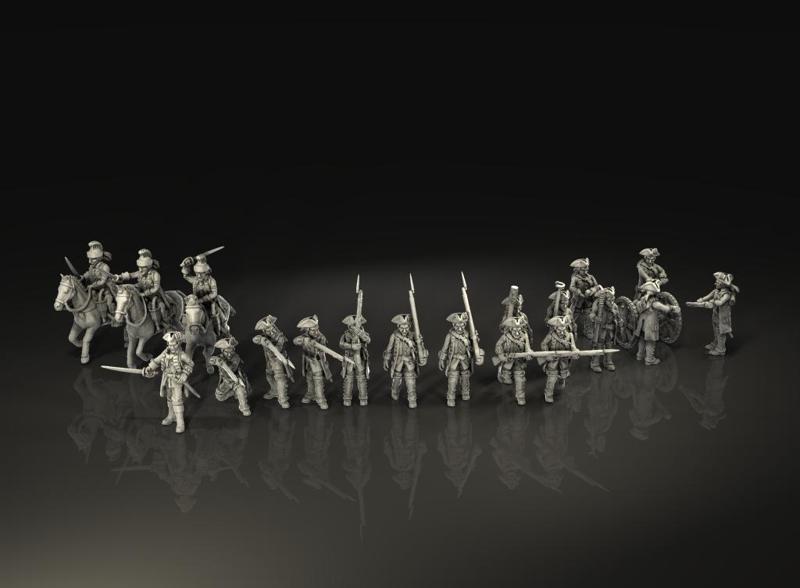 Seven years war french army