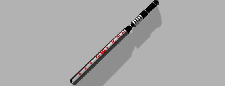 Customizable starwars lightsaber keyring