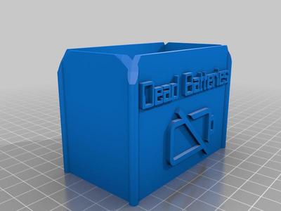 Simple box for collecting dead batteries