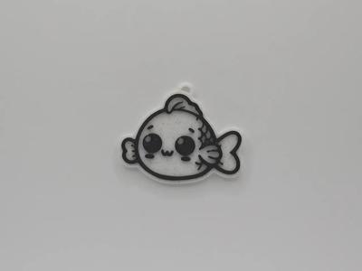 Cute Fish Keychain   