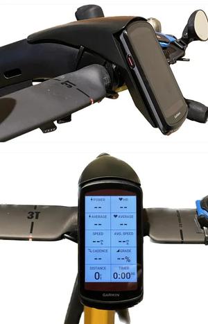 Cruzbike V20c Garmin holder for curved slider   