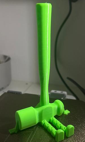 Hammer With Articulated Legs (Print In Place)