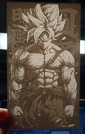 Lithophane Goku