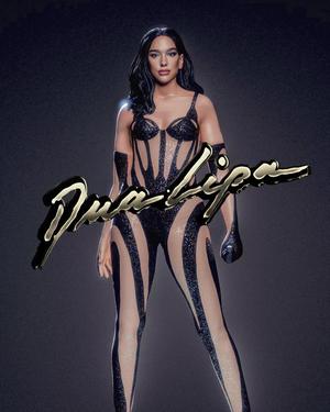 Dua Lipa Mugler Version Singer Songwriter Actress Figure Statue