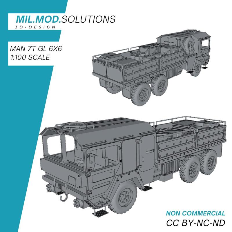 MAN 7t gl 6x6 German Armed Forces