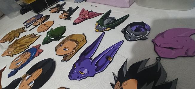 dragon ball faces for christmas trees