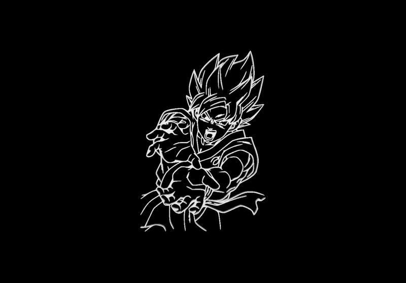 Goku dragon ball super wall art