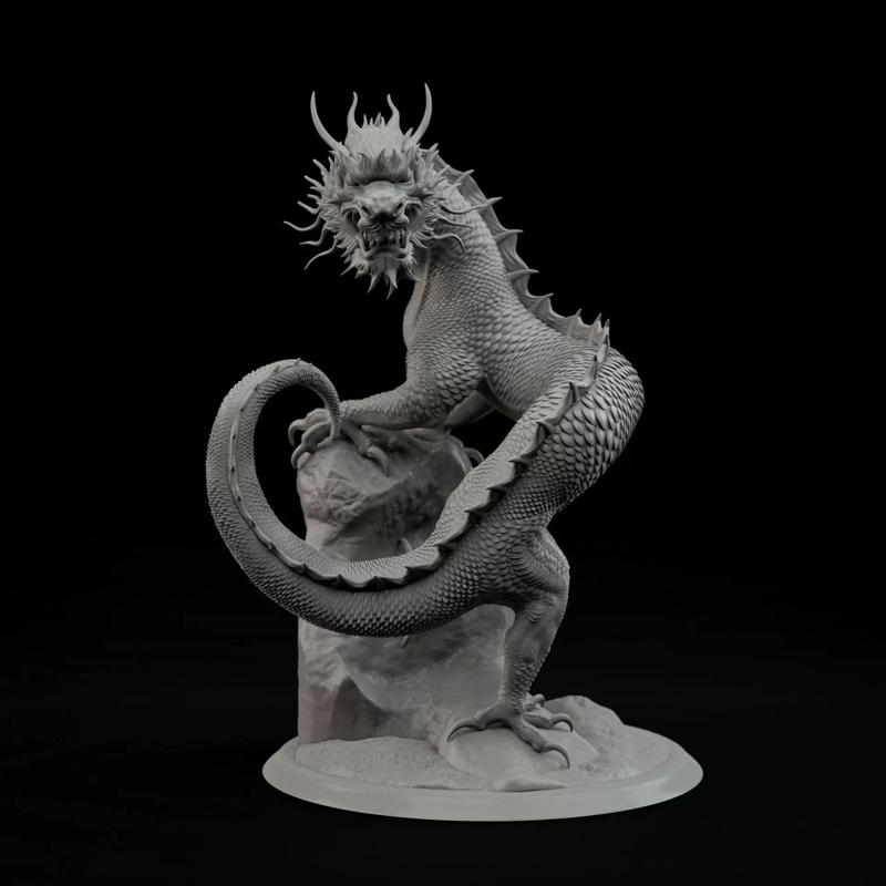 Chinese Dragon pre-supported