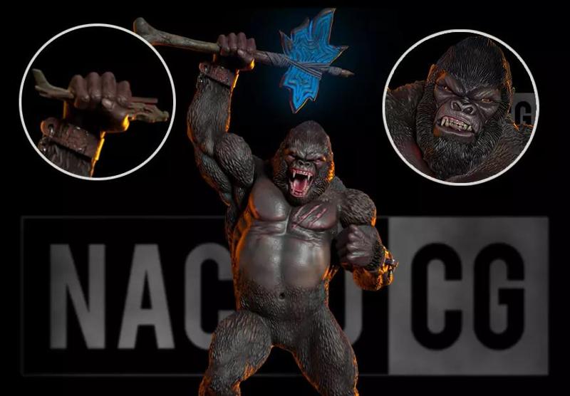 Fan Art King Kong - Unchained - Statue