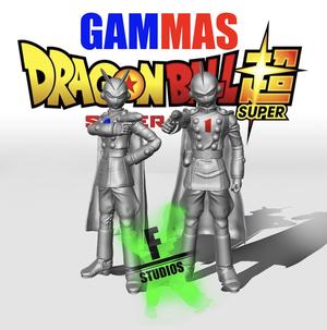 GASHAPON GAMMA 1 AND 2 DRAGON BALL SUPER SUPER SUPER HERO