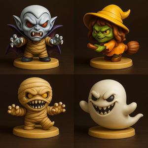 Cute Halloween Mini Diorama Collection