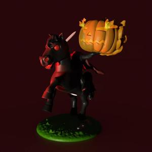 Custom Jinete sin Cabeza - Haloween