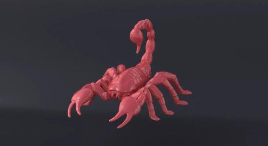 Scorpio 3D print  or CNC model