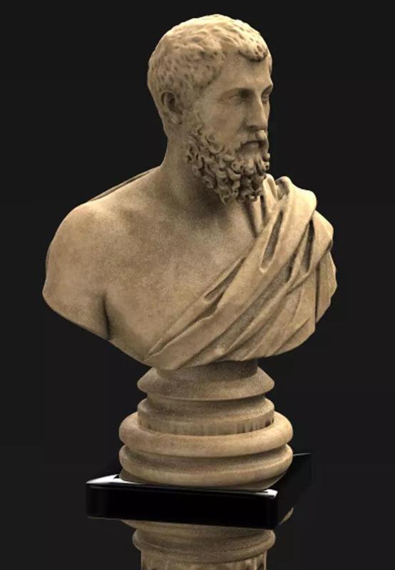 Roman Bust 2 3D model