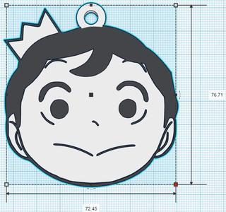 pack of 5 key rings or pendants Ranking of kings