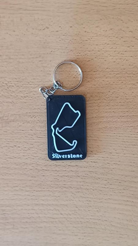 SILVERSTONE Circuit Key Chain