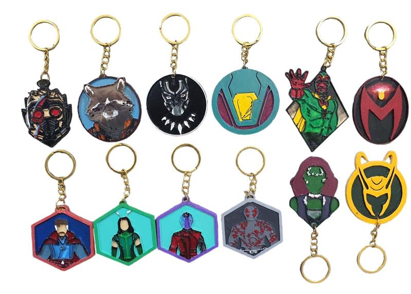 Marvel keychains