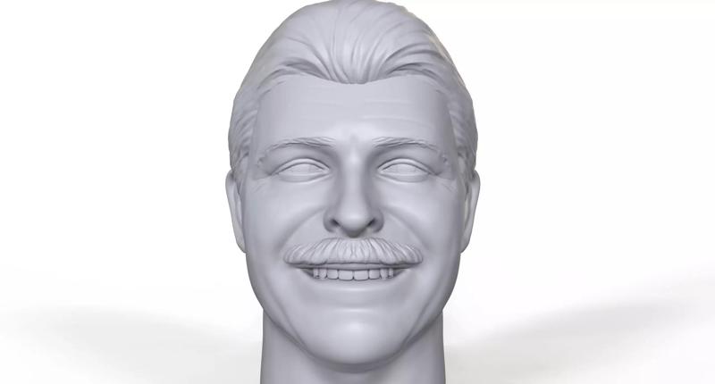 Baymond Clouso 3D printable portrait sculpt