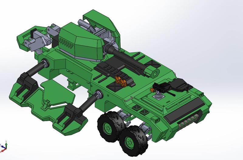 kodiak halo wars 1/18 scale 3.75