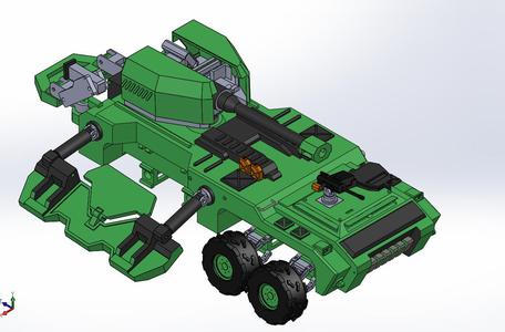 kodiak halo wars 1/18 scale 3.75