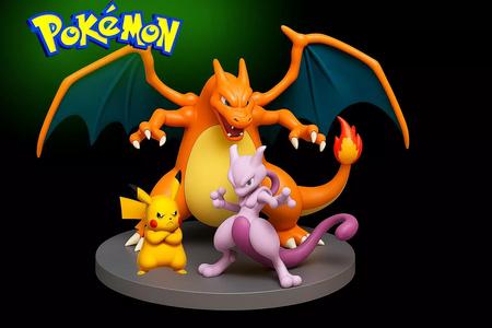 SALE SUPER PACK 3 POKEMON PIKACHU CHARIZARD MEWTWO