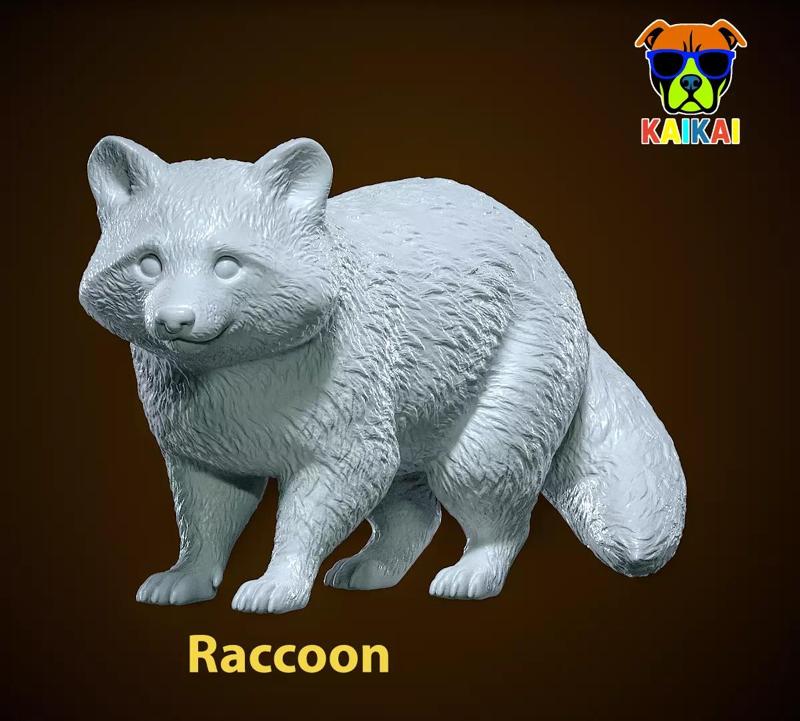 Raccoon species model - Urban vibes - 3D print