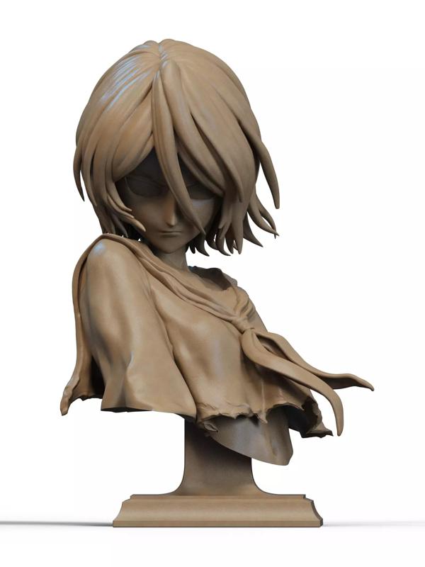 Rukia Bust 3D Print