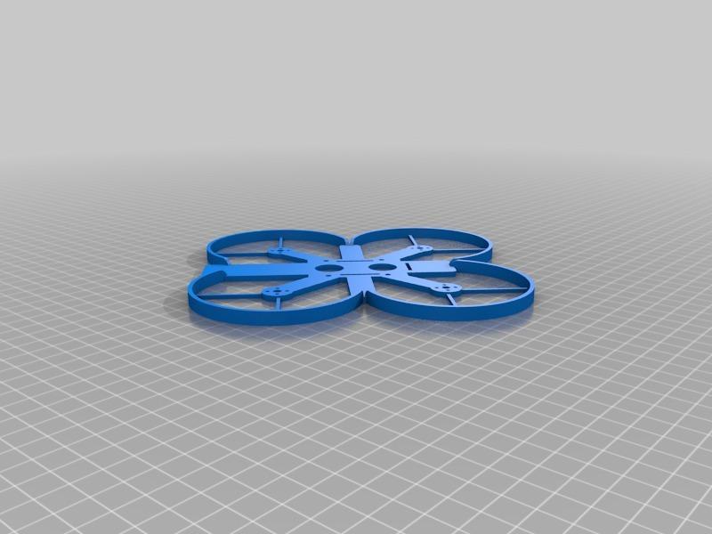 Micro 110mm FPV Quadcopter 3" propellers.Quad for Kakute AIO FC (20x20mm) and 1104 Motors