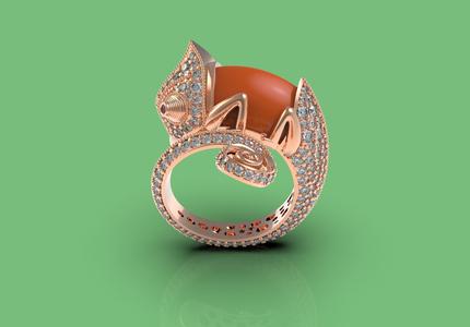 Cameleon Enemel Ring