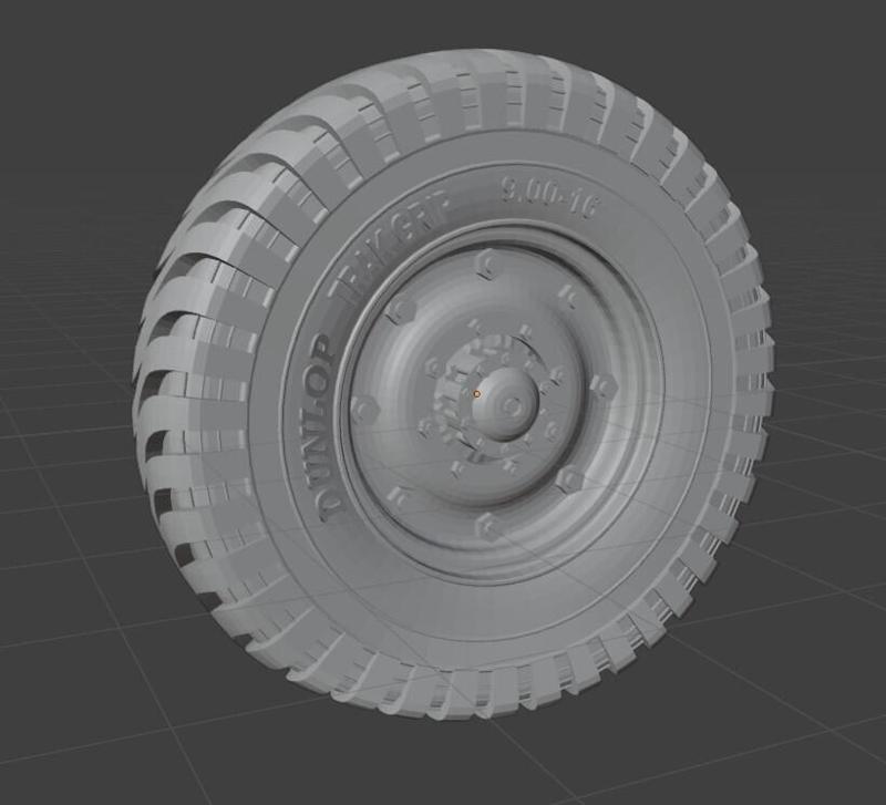 Wheels for Humber MK.II Armored Car
